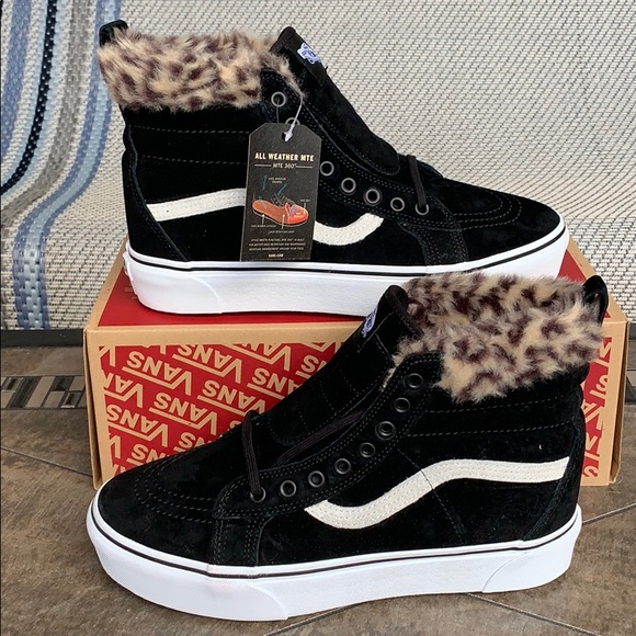 Vans Other - VANS SK8-Hi PLATFORM MTE BLACK/LEOPARD FUR MEN’s